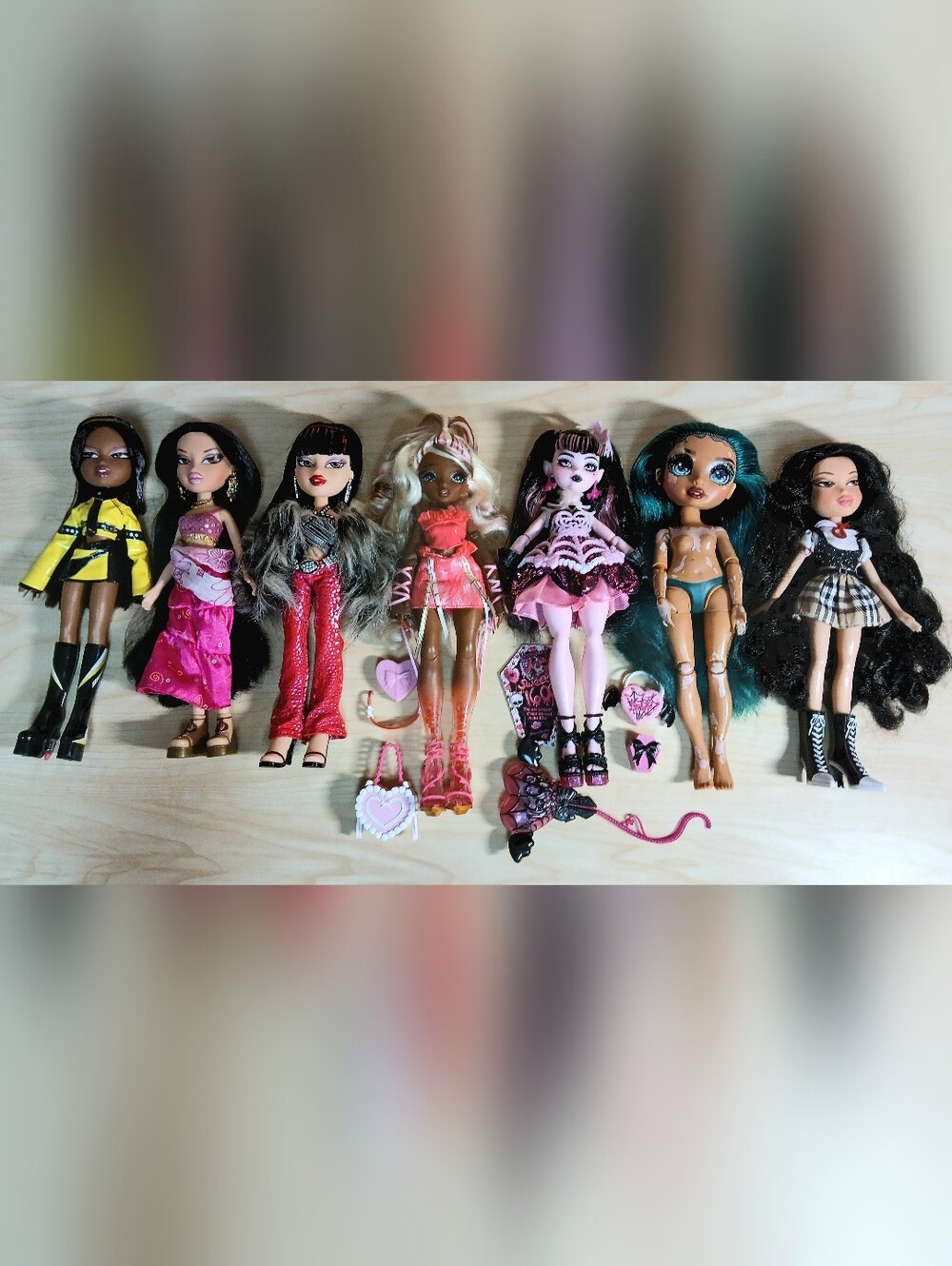 Bratz, Monster High, Rainbow High And Mirror Mi Doll Lot